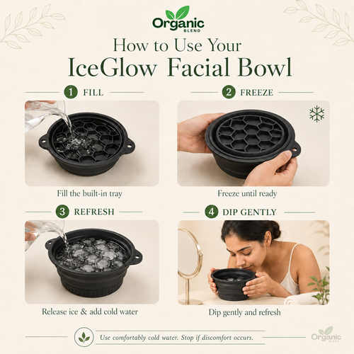 IceGlow Collapsible Facial Ice Bowl