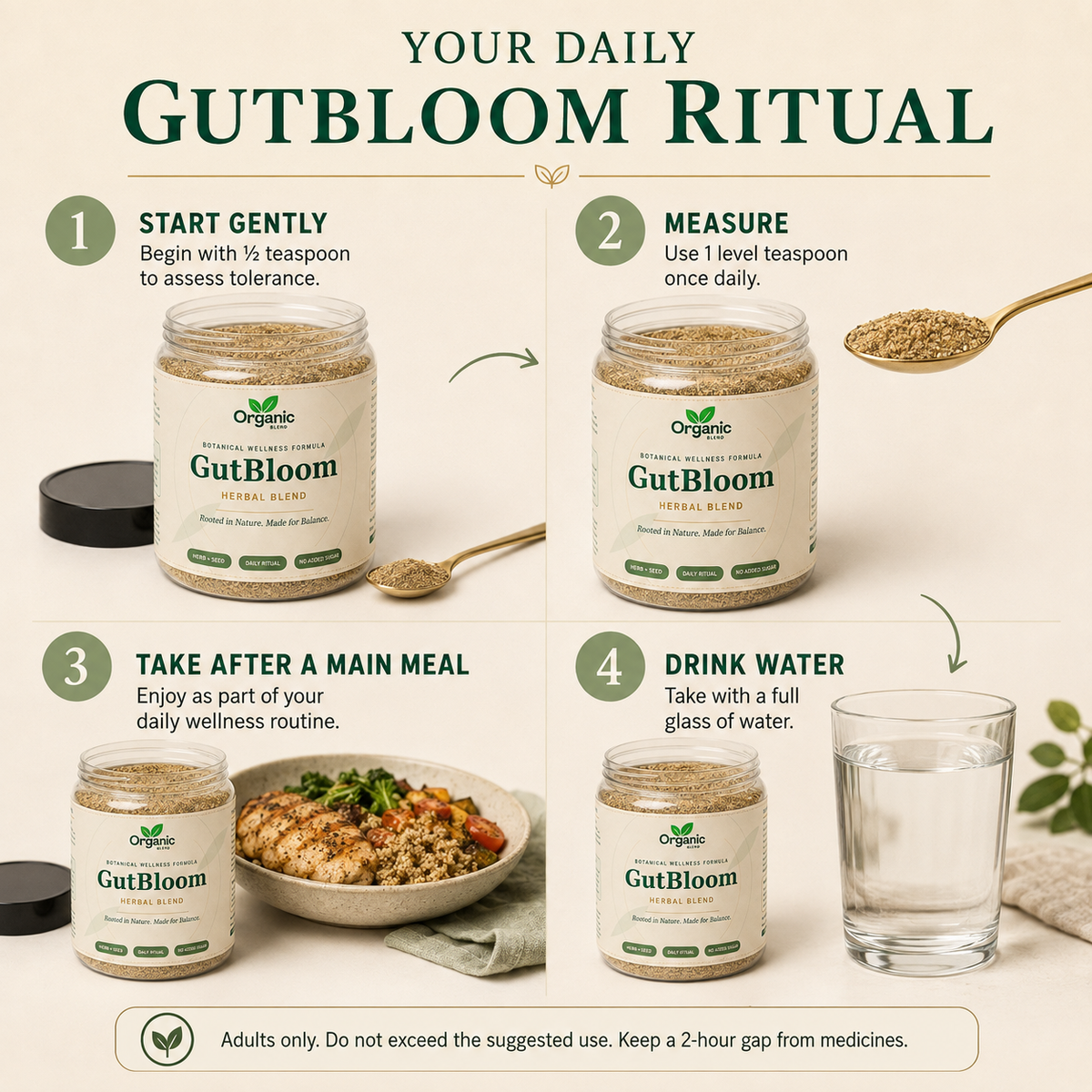 GutBloom Herbal Blend